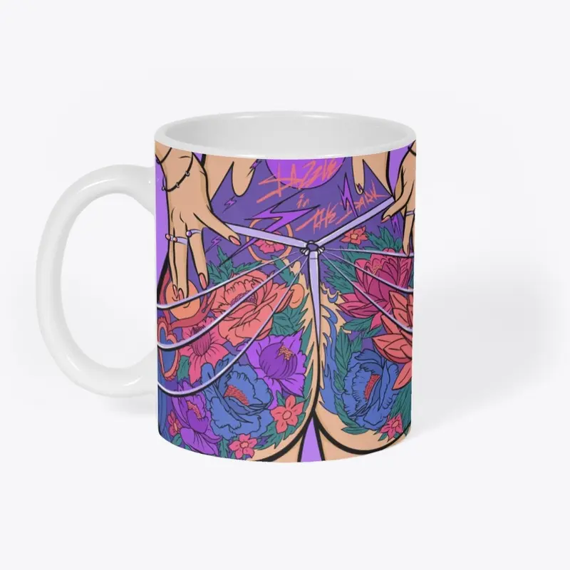 Tattood Ninja Princess Coffee Mug 💎