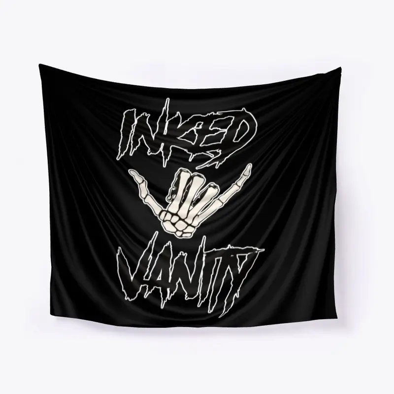 Inked Vanity Wall Tapestry