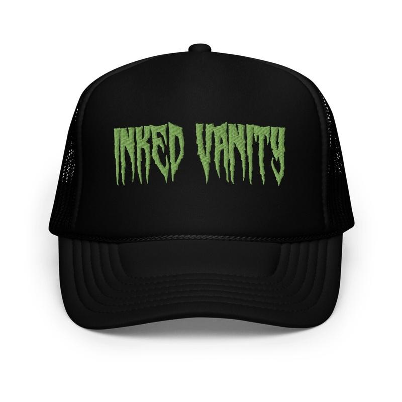 Moss Green IVC Embroidered Trucker Hat